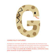 Charger l'image dans la galerie, Autocollants muraux - Abécédé