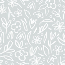 Load image into Gallery viewer, Self-adhesive Wallpaper - Sketched flowers