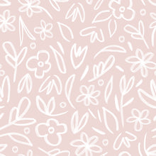 Load image into Gallery viewer, Self-adhesive Wallpaper - Sketched flowers