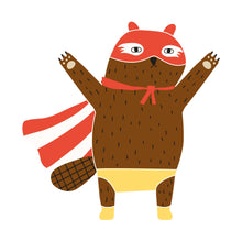 Charger l'image dans la galerie, Autocollant mural - Héros en bobettes