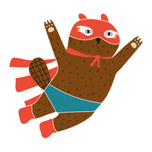 Charger l'image dans la galerie, Autocollant mural - Héros en bobettes