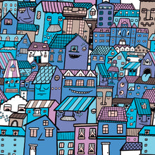 Charger l'image dans la galerie, Papier peint autocollant - Le quartier