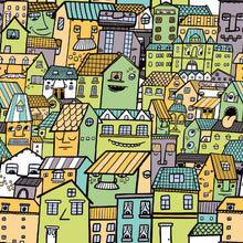 Charger l'image dans la galerie, Papier peint autocollant - Le quartier