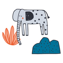 Load image into Gallery viewer, Wall stickers - An elephant in pajamas