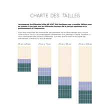 Charger l'image dans la galerie, Papier peint autocollant - De bas en haut, de haut en bas