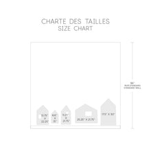 Charger l'image dans la galerie, Autocollants muraux - Petit hameau