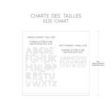 Charger l'image dans la galerie, Autocollants muraux - Abécédé