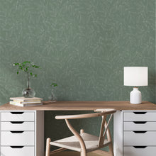 Load image into Gallery viewer, Self-adhesive Wallpaper - Inked leaf