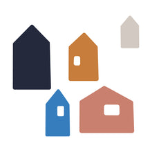 Charger l'image dans la galerie, Autocollants muraux - Petit hameau