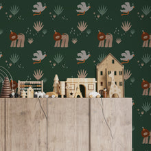 Load image into Gallery viewer, Self-adhesive Wallpaper - Marie-Plume and Jean-Poil