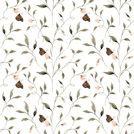 Self-adhesive Wallpaper - Monarchs season