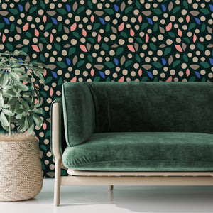 Self-adhesive Wallpaper - Botanical confettis