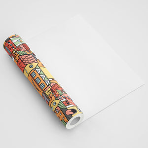 Papier peint autocollant - Le quartier
