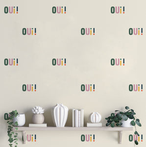 Papier peint autocollant - Oh que oui