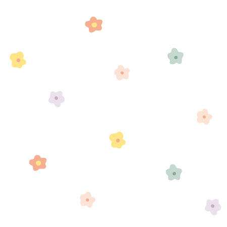 Papier peint autocollant - Fleurettes coquettes