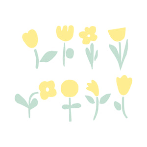 Wall stickers - Flavie's flowerbeds