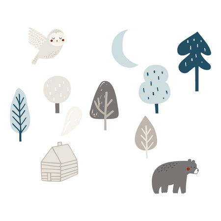 Wall stickers - Boreal forest set