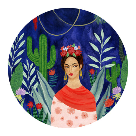 Autocollant mural - Madame Kahlo