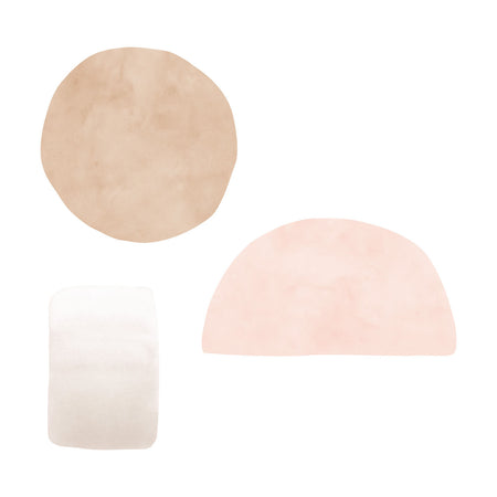 Wall stickers - Watercolor shapes