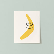 Load image into Gallery viewer, Poster - Banana with glasses
